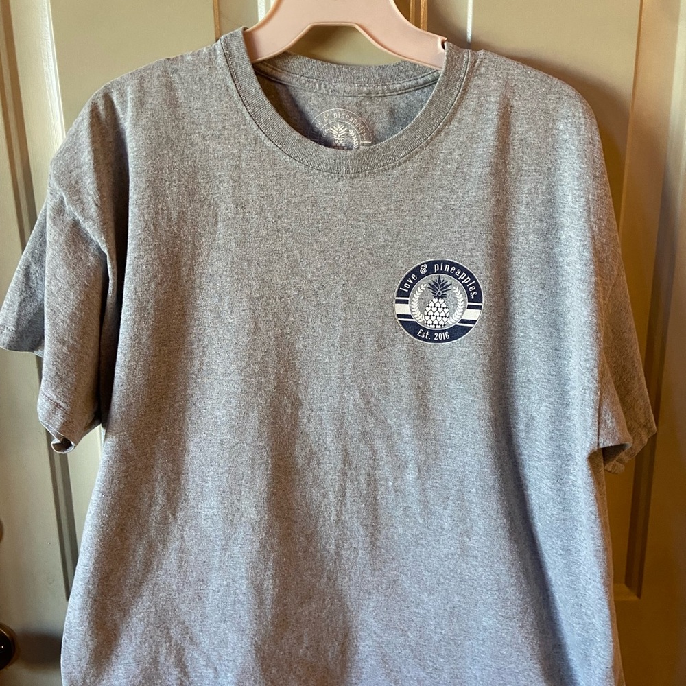 Gray adventure t shirt